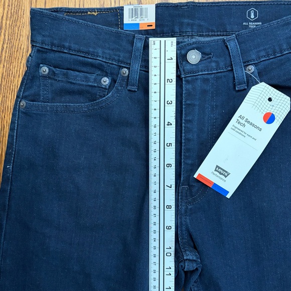 NWT Levi's 512 Slim Taper Stretch 31x30 Dark Jeans - Picture 7 of 12